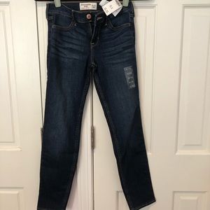 Girls Abercrombie super skinny jeans 11-12 NWT